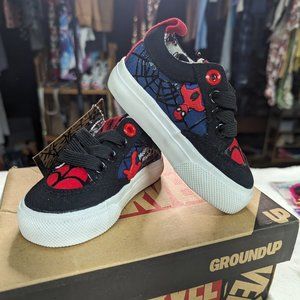 Ground Up Marvel Spider-Man Lace-Up Sneakers sz 5C